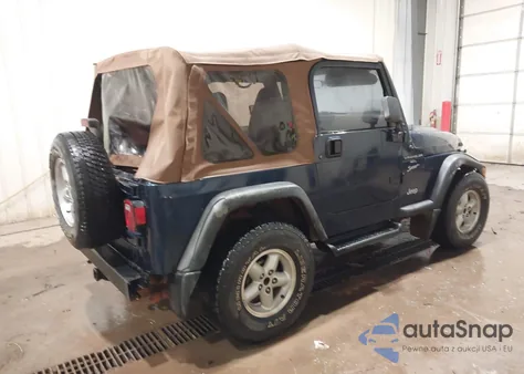 2001 Jeep Wrangler Sport из США, поврежденный, VIN 1J4FA49SX1P318682